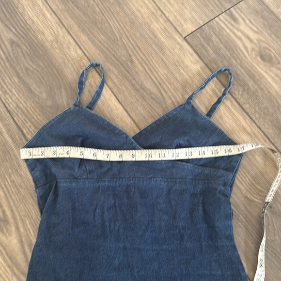 Denim Blue Spaghetti Strap Dress - Picture 5 of 7